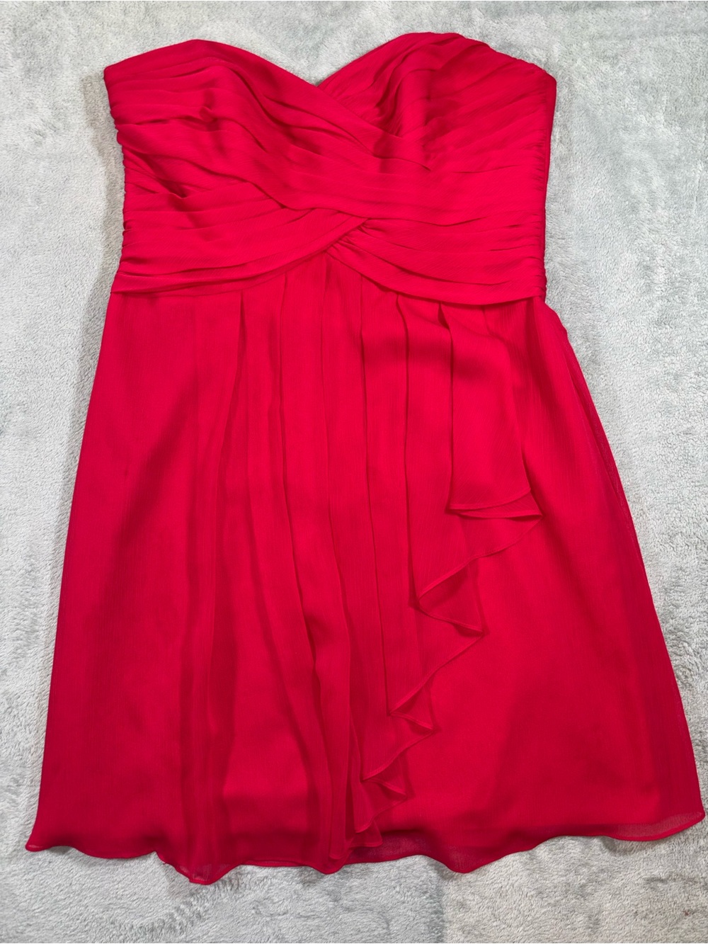 NWT Cherry red size 12 David’s bridal dress